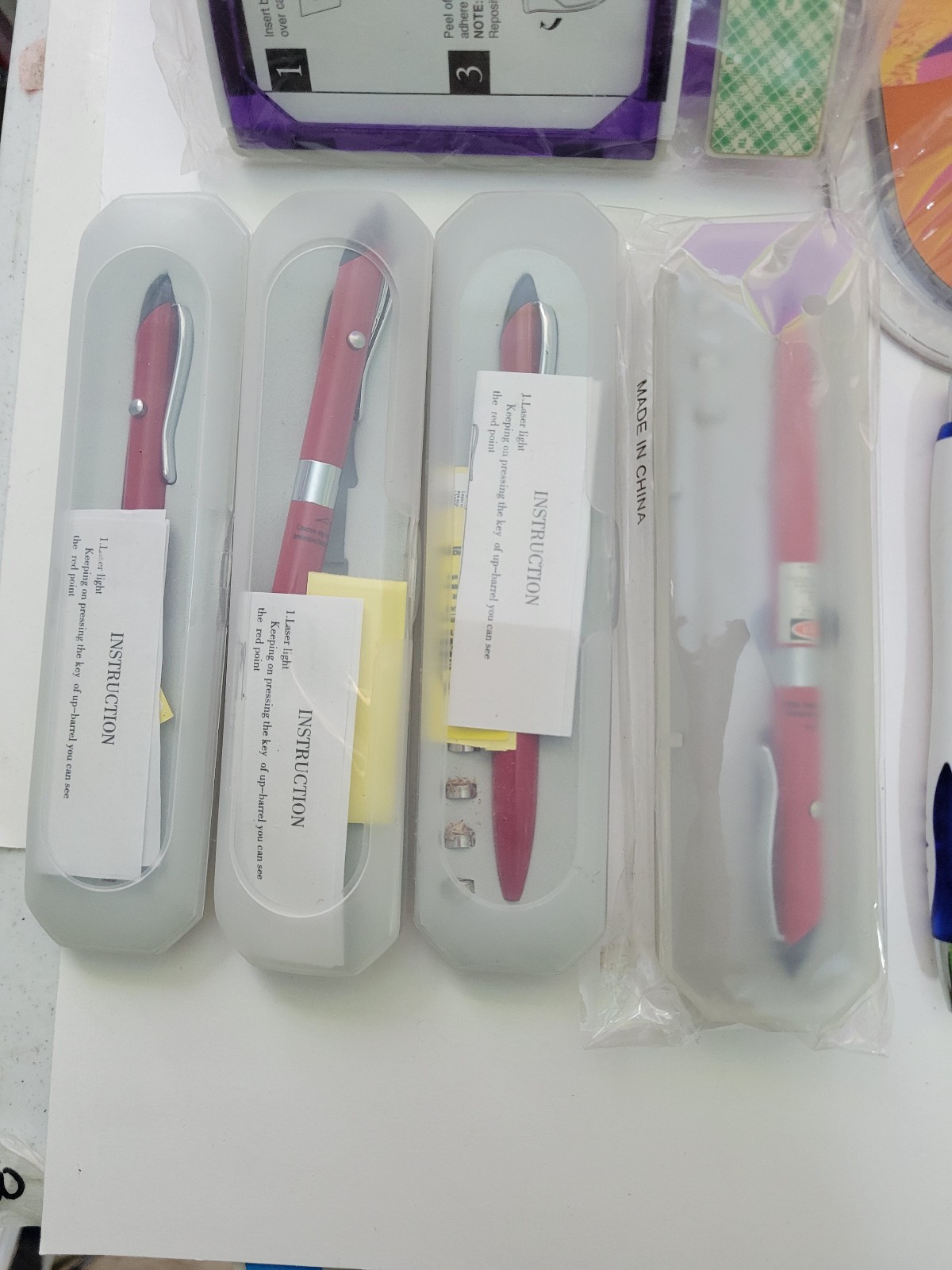 Misc Lot of Pharmaceutical items Drug Rep Lipitor Depakote stapler pen pad sciss