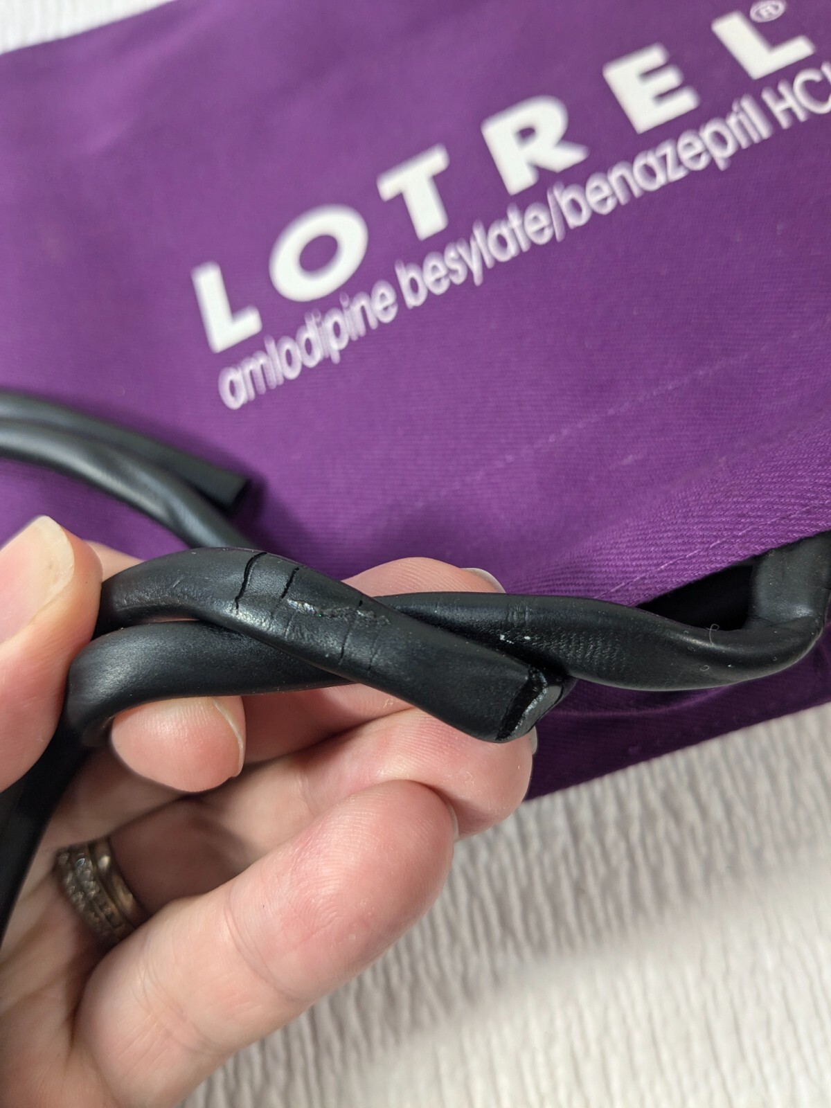 Lotrel Blood Pressure Cuff Heart Rate Drug Rep Pharmaceutical advertisement READ