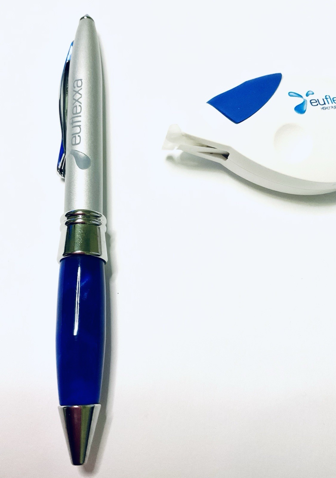 EUFLEXXA PHARMACEUTICAL REP RETRACTABLE REFILLABLE PEN & CORRECTION TAPE PROMO