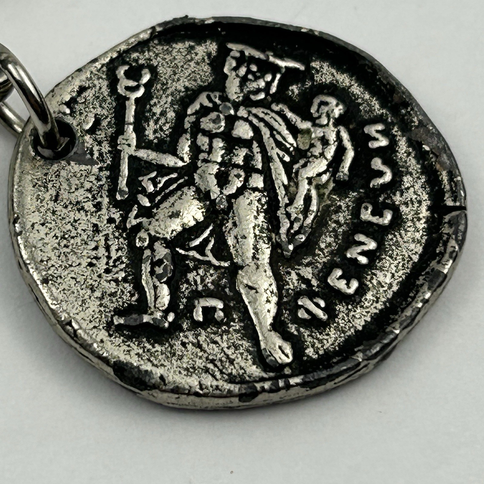 Vintage Tinactin Pharmaceutical Advertising Token Keychain – Wrestler Athlete