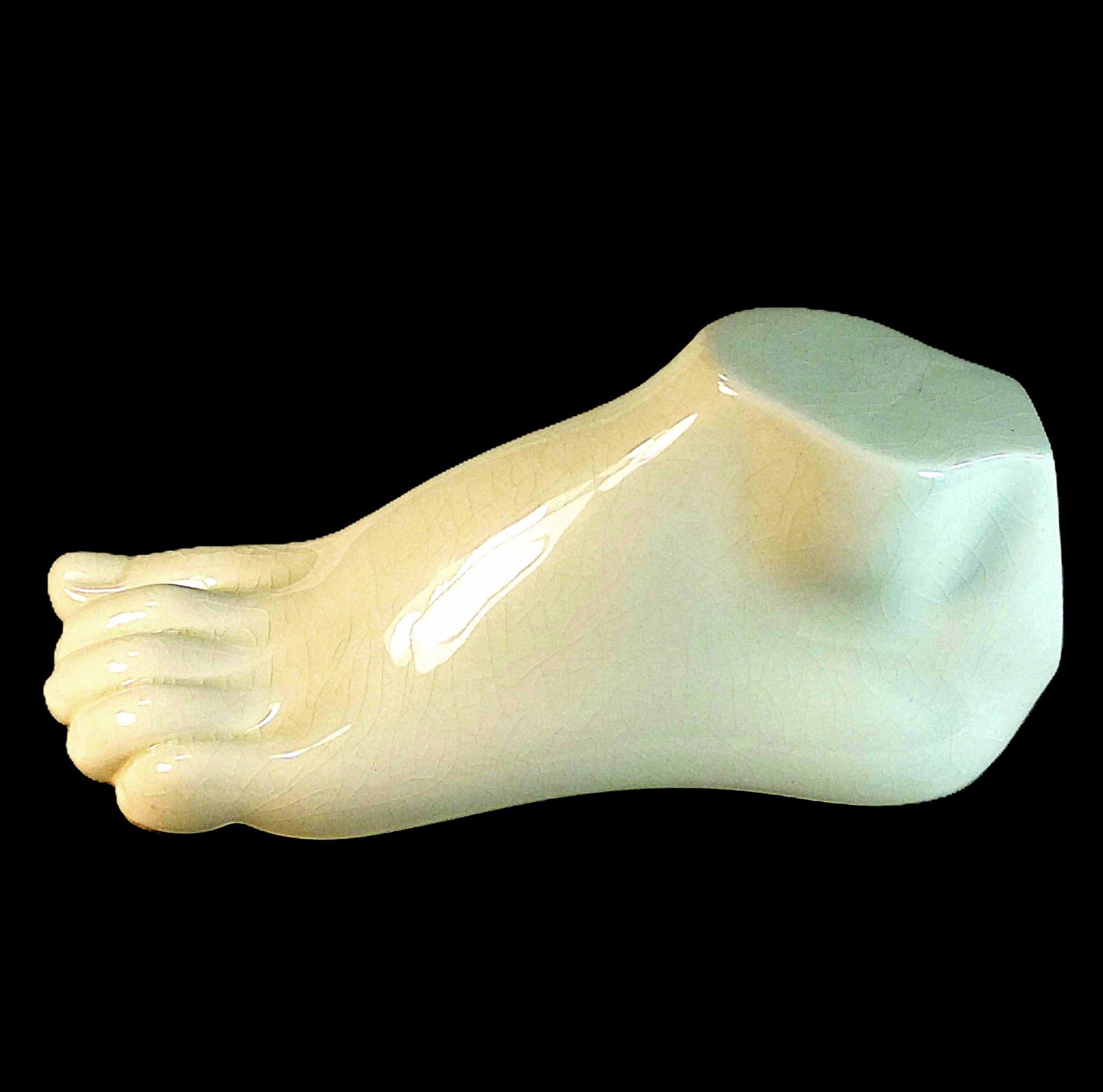 UNUSUAL ROYAL DOULTON Dr. SCHOLL COMMISSIONED SHOP DISPLAY CERAMIC FOOT – 1921