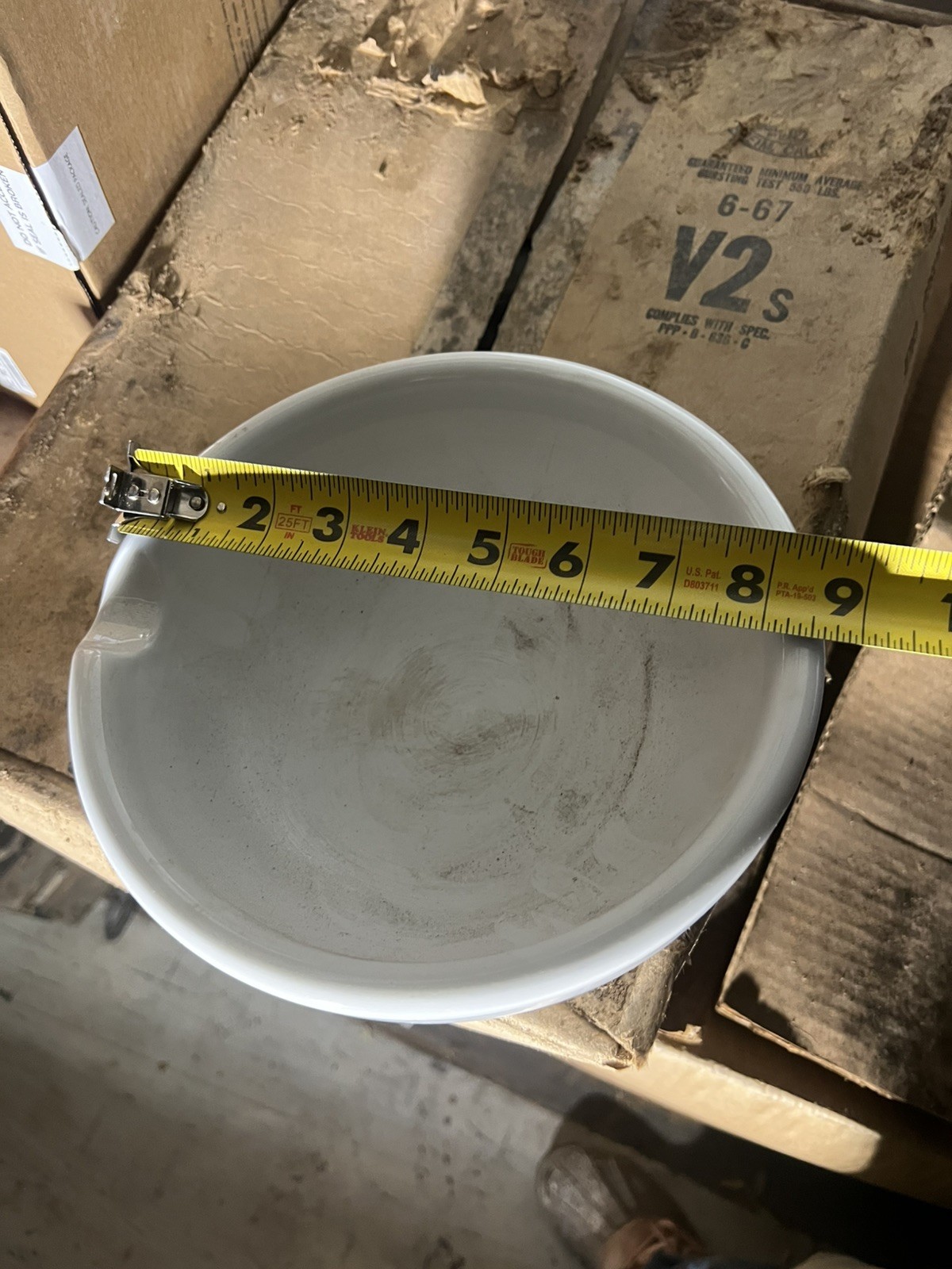 Vintage Coors Pottery Lab 9” White Porcelain Evaporating Bowls