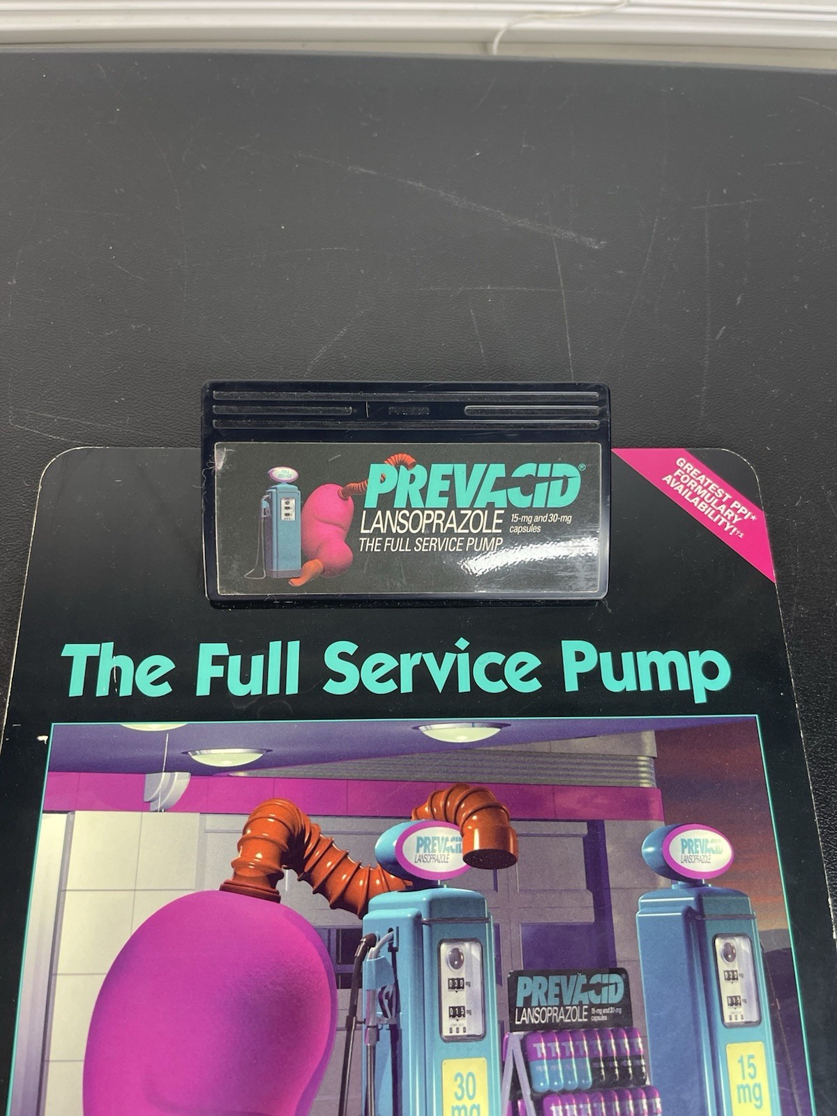 Prevacid Lansoprazole Clipboard Drug Rep Pharmaceutical Promo Advertising