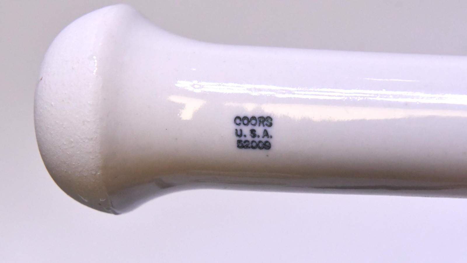 COORS 52006 MORTAR AND 52009 PESTLE WHITE CERAMIC
