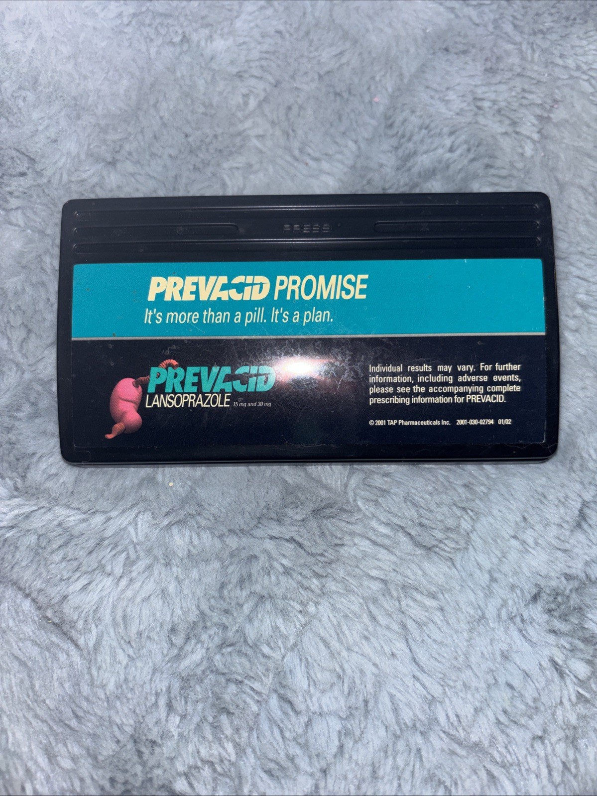 PREVACID FOOD CLIP NOTE HOLDER MAGNET PHARMACEUTICAL REP PROMO AVERTISING SWAG