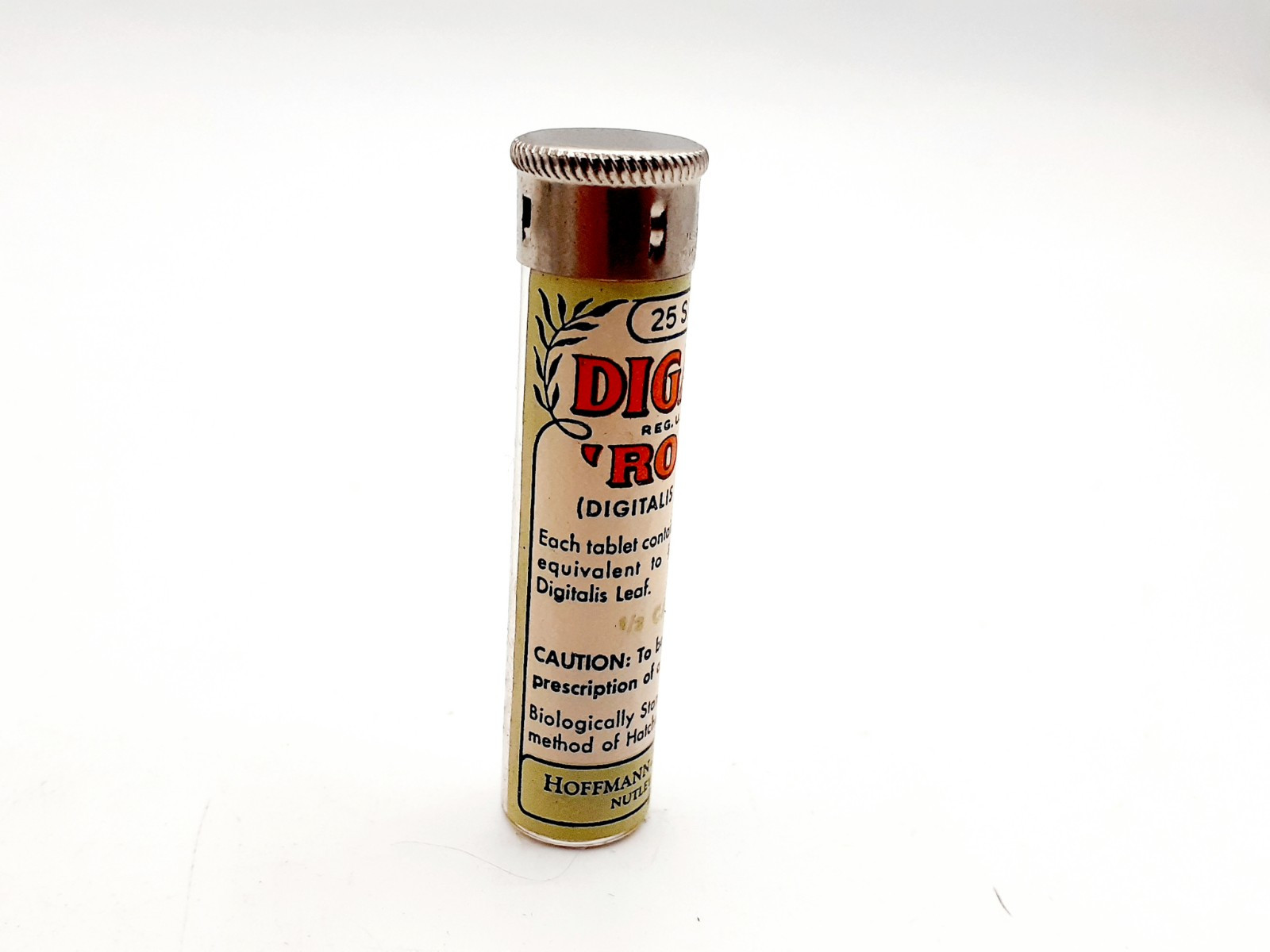 Vintage 1930’s-1940’s Digalen Roche NOS Hoffman-La Roche Inc. Unopened Tube Prop