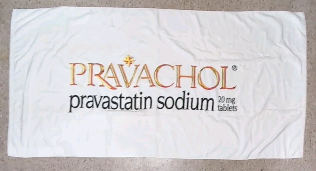 Pravachol Pharma Beach Towel – White – 64×33