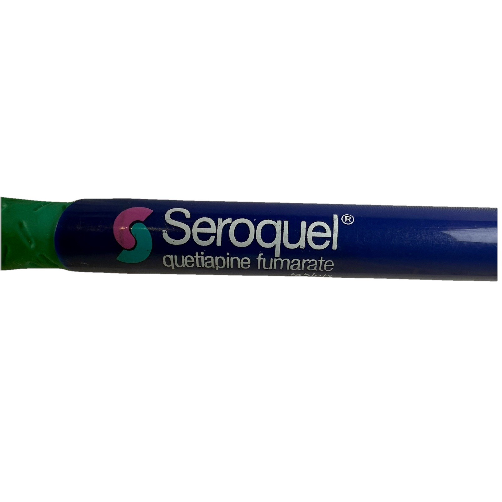 Drug Rep SEROQUEL Collectible Pen Rare Pharma Advertising Broken Clip