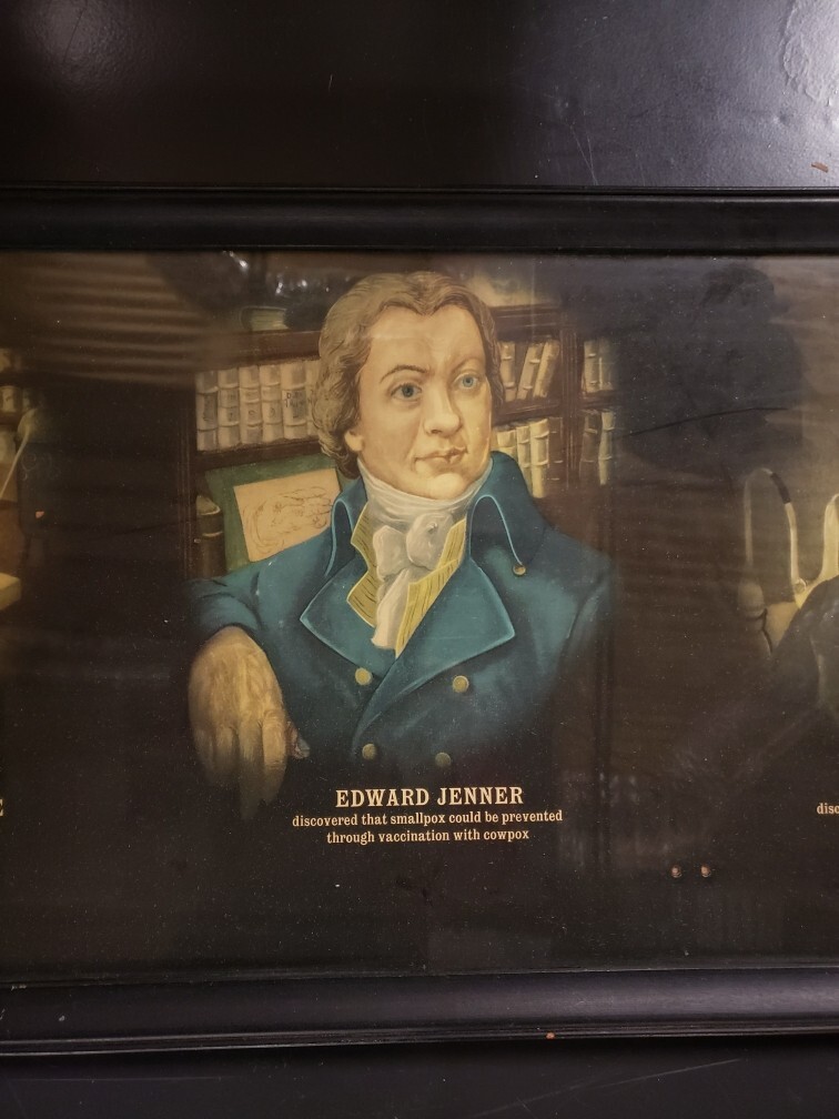 1940s Pioneers Pharmaceutical Science Doctor s Office/Pharmacy Cardboard Display