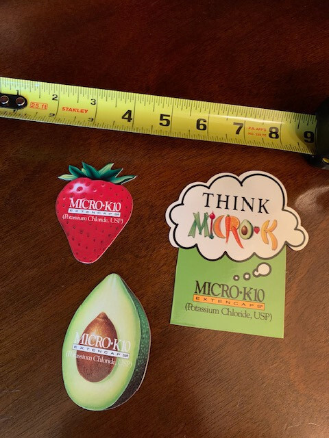 Drug Rep 3 “Micro-K” magnets new never used
