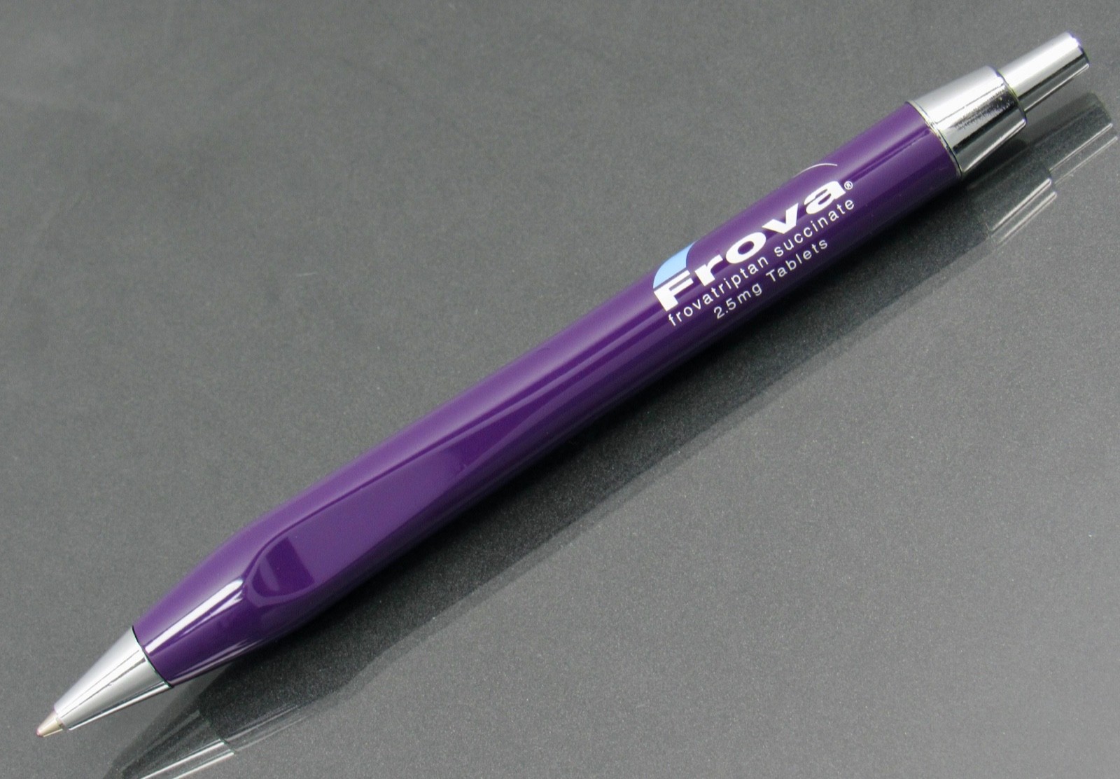 Purple FROVA Heavy Metal PEN Drug Rep Pharmaceutical Promo Medical Advertising