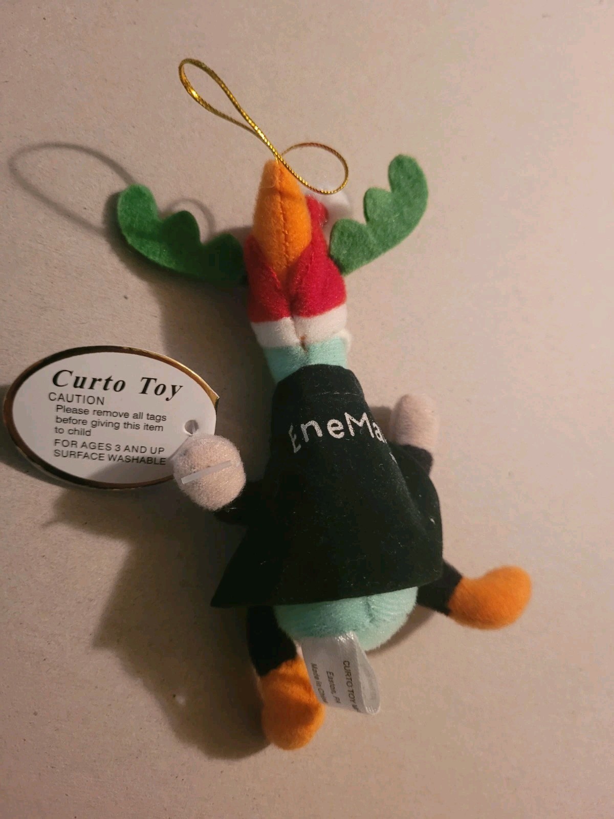 Fleet Eneman Ornament Plush Pharmaceutical Advertisement 4″ Tall New Tag