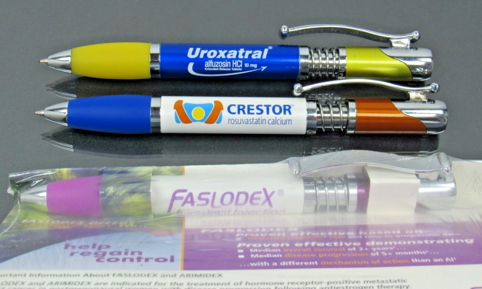 Superb Faslodex Crestor Uroxatral Heavy Metal PENS Drug Rep Pharmaceutical Promo