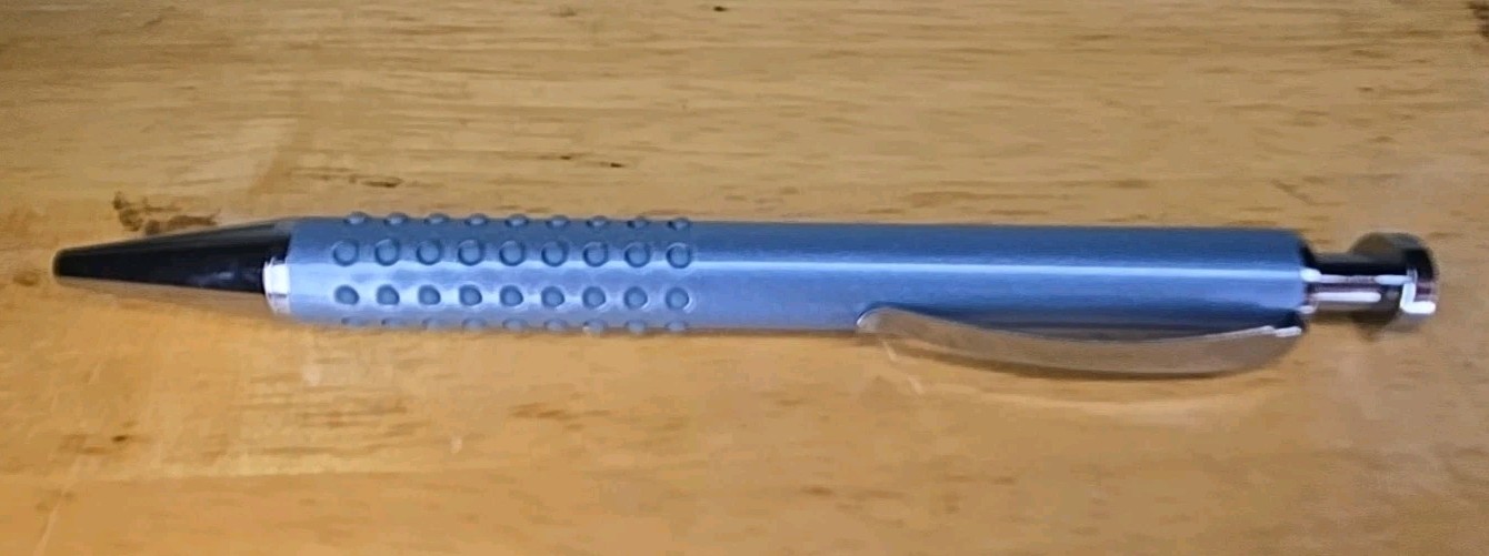 Viagra Metal PEN Drug Rep Pharmaceutical Promo Nail Head Clicker Bumpy Gripper