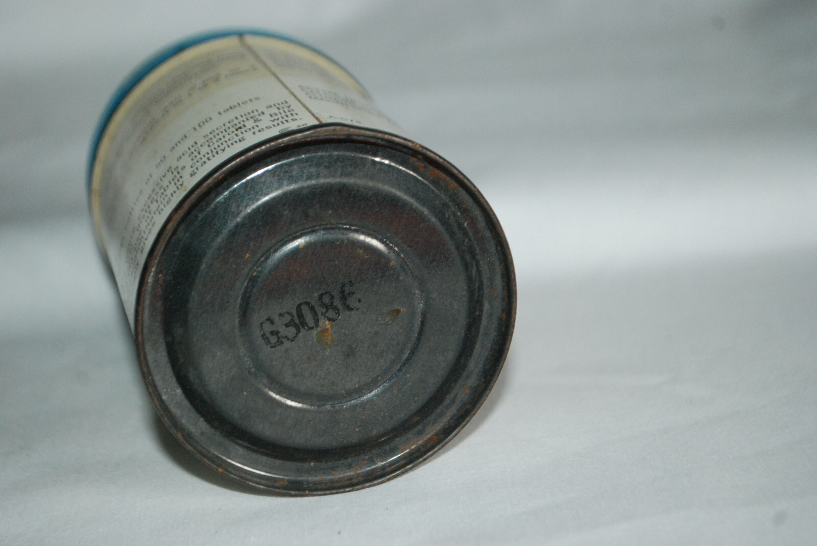 Vintage AL-CAROID Antacid Powder 4oz Empty Tin – 4.5″