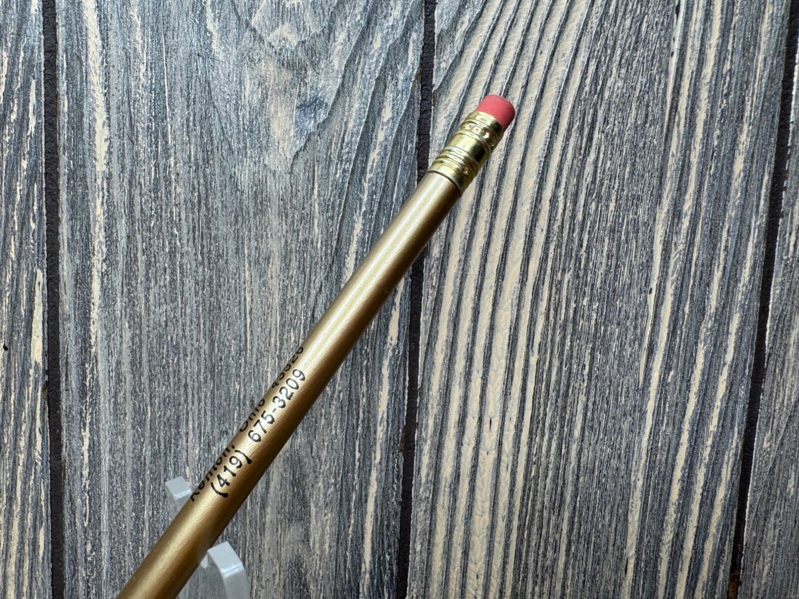 Hardin County Alcohol & Drug Abuse Center Gold Pencil With Eraser