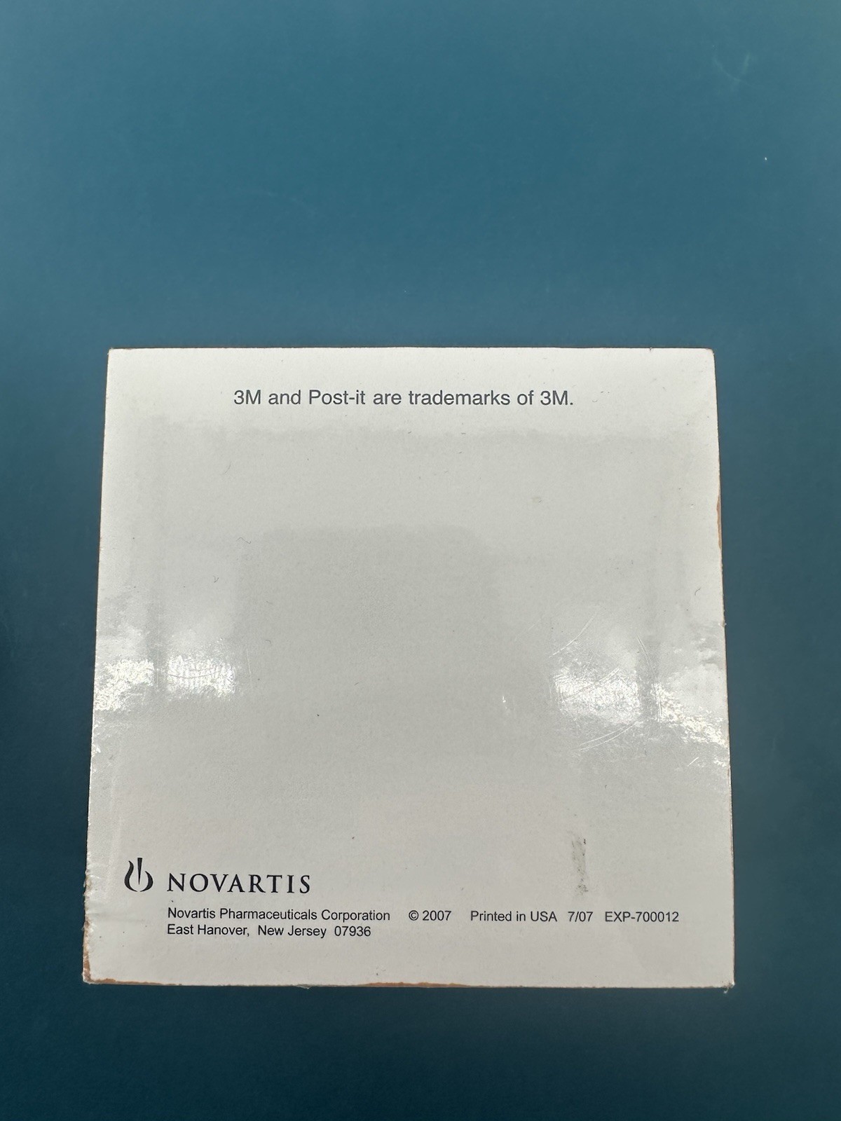 Pharmaceutical Marketing 3M Post It Notes Exelon Patch