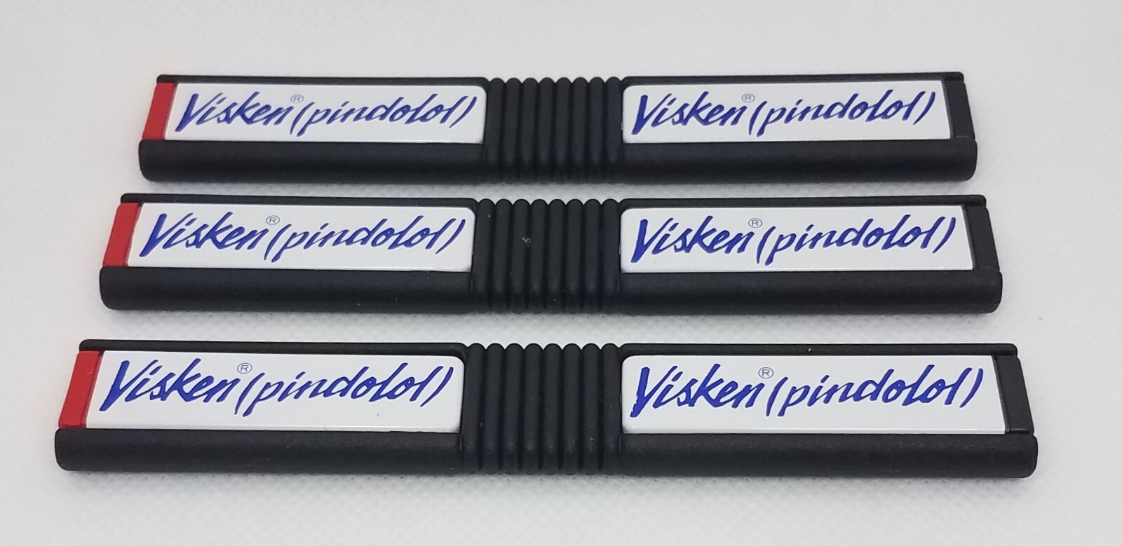 Visken Pindolol 3 Flip Ballpoint Pens Drug Rep Pharma Advertising Promotional