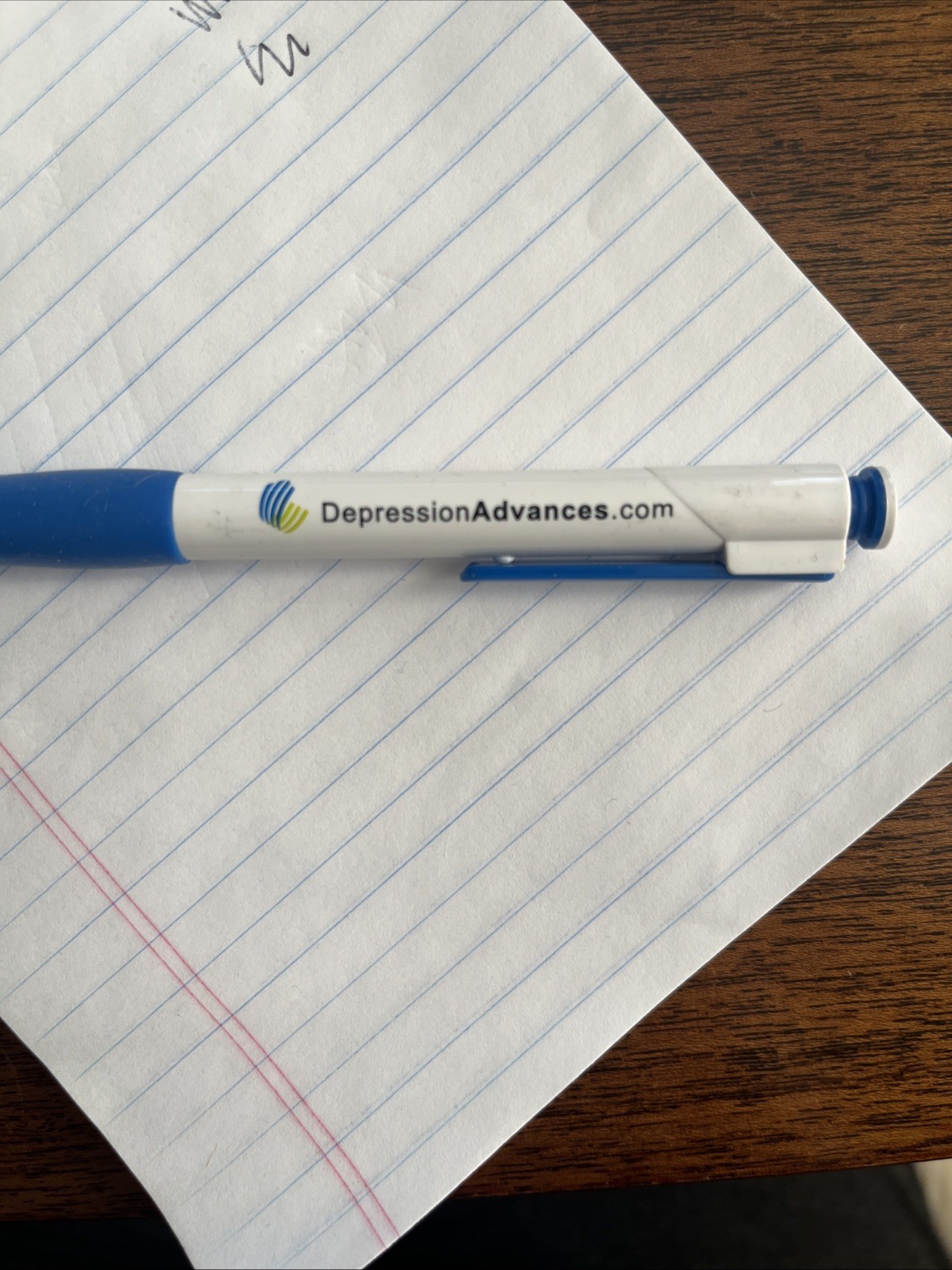 Rare DepressionAdvances.com Eli Lilly Medical Drug Rep Pharmaceutical Pen Prozac