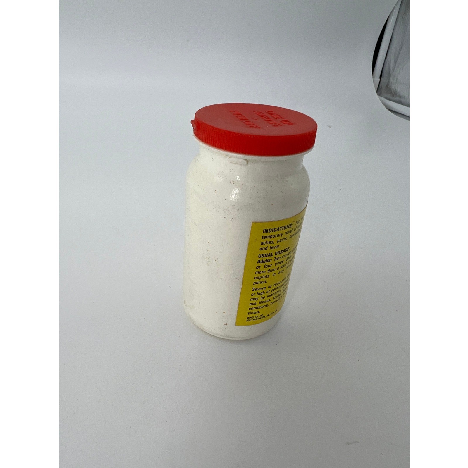 Vintage 1980s Extra Strength Tylenol Bottle Medical Pharmacy Display 1986 Prop