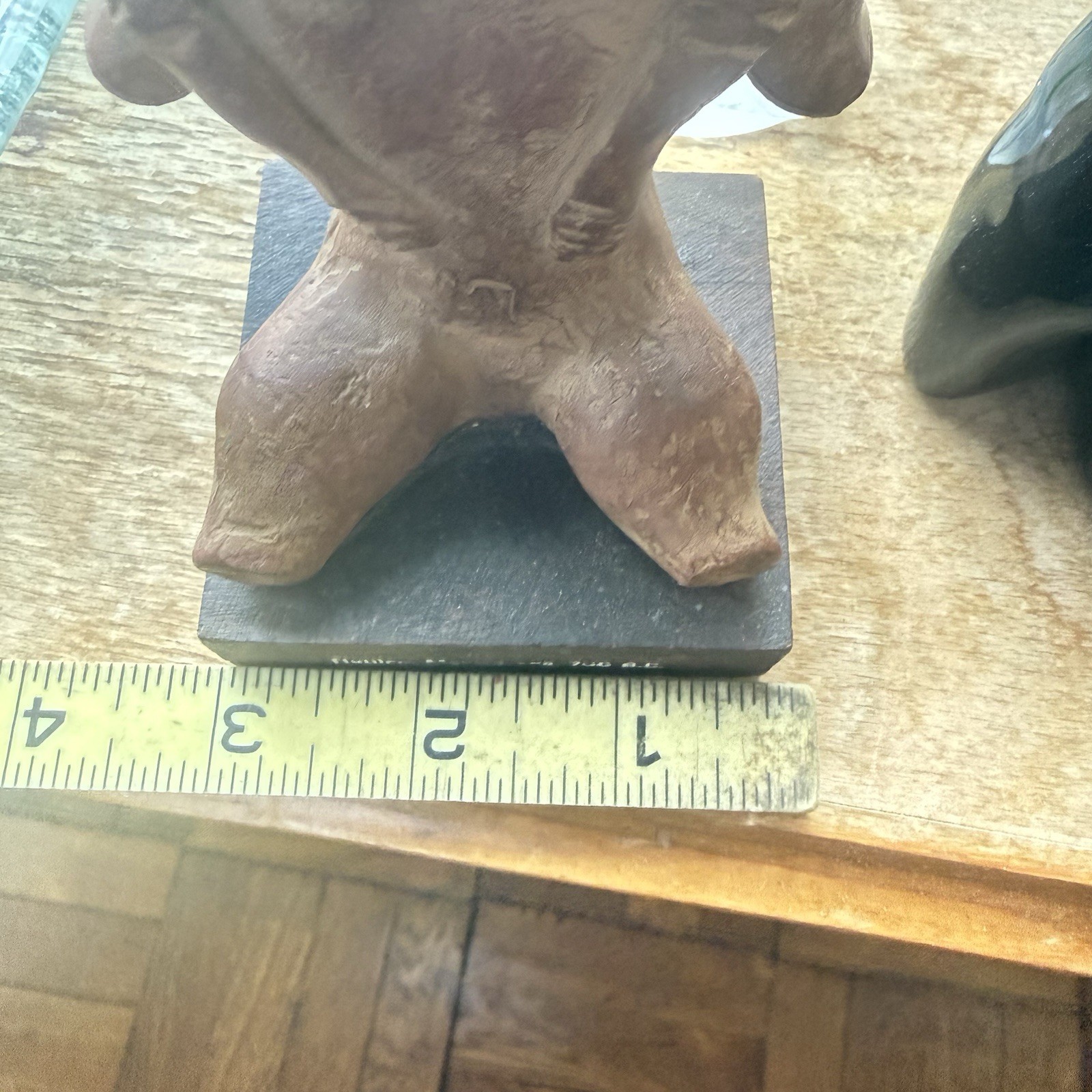 ETRAFON DUAL EMOTIONAL DISTRESS TERRACOTA FIGURE IN GOOD CONDITION