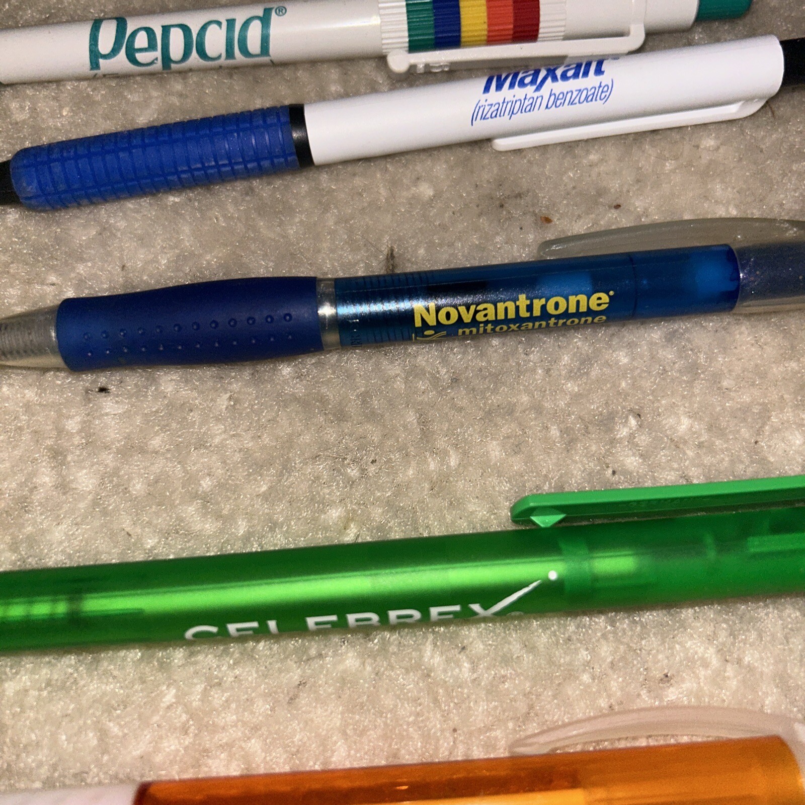 Lot of 18 Pharmaceutical drug rep pens. Viagra. Norvasc. Lipitor. Zocor. Pfizer