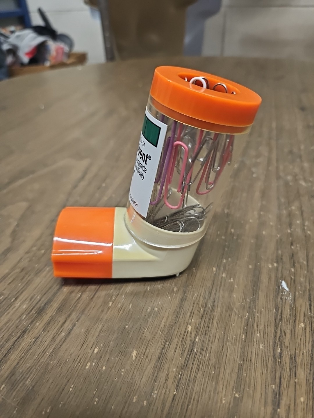 Vintage Combivent Inhaler Pharmaceutical Drug Rep Promotional Paperclip Holder