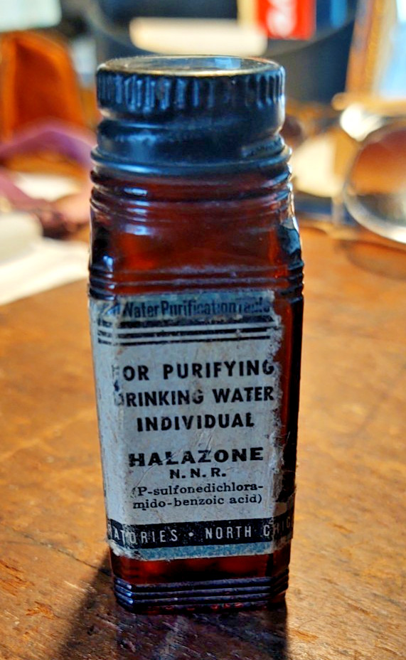 U.S. Army Military Collectibles G.I. Water Purification 100 Tablets “Halazone”