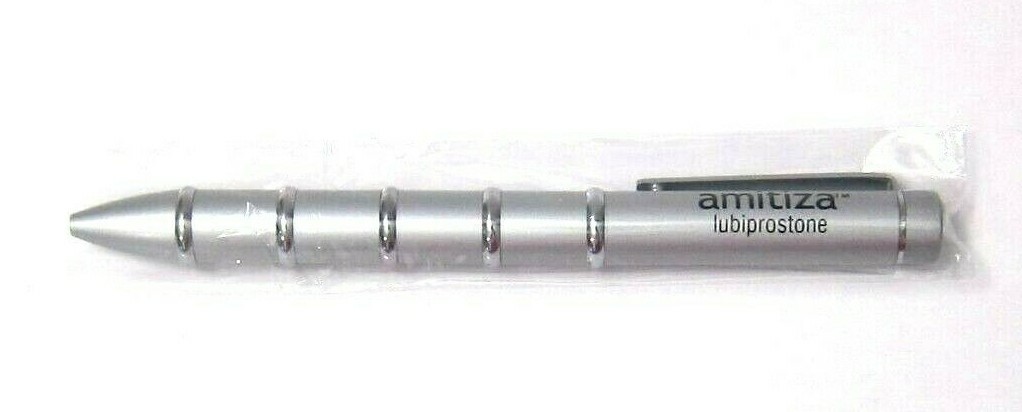 Drug Rep AMITIZA Collectible Heavy Metal Pen RARE