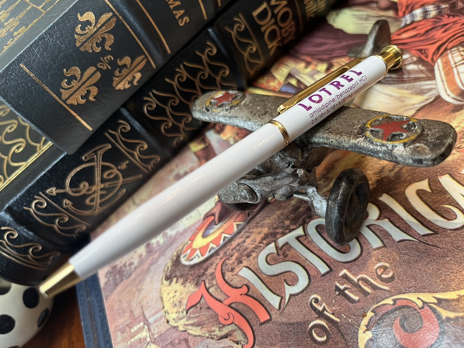 Rare Lotrel Heavy Metal Pharmaceutical Drug Rep Pen!writes!