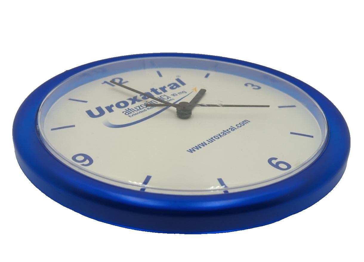 Drug Rep Uroxatral Collectible Wall Clock Doctors Office Pharmacy Working