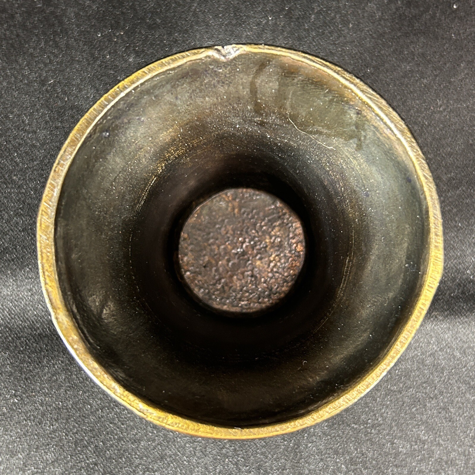 Vintage 1976 Bicentennial Celebration Brass Mortar & Pestle Rx Pharmacy