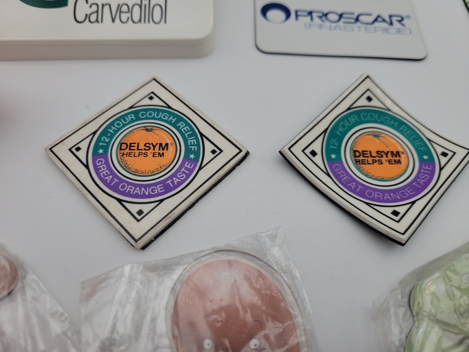 Vintage Pharmaceutical Promos Januvia Prevacid Zantac Delsym Unasyn Pharma Swag
