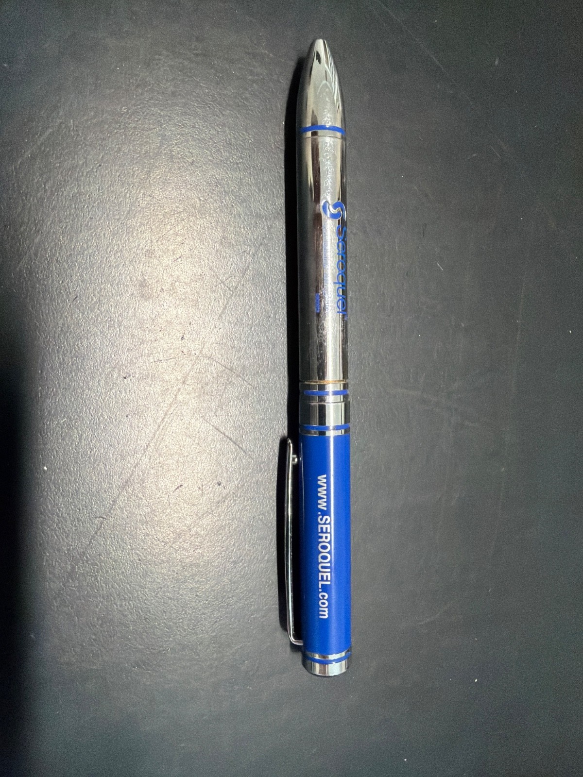 Seroquel Heavy Metal Twist PEN Drug Rep Pharmaceutical Promo Medical Advertising