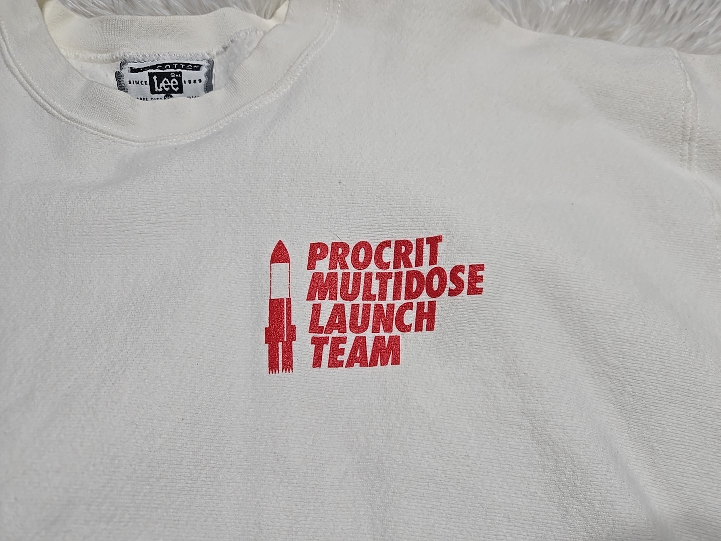 Vintage Lee PROCRIT Heavyweight XL Sweatshirt Pharmaceutical Multidose Team USA