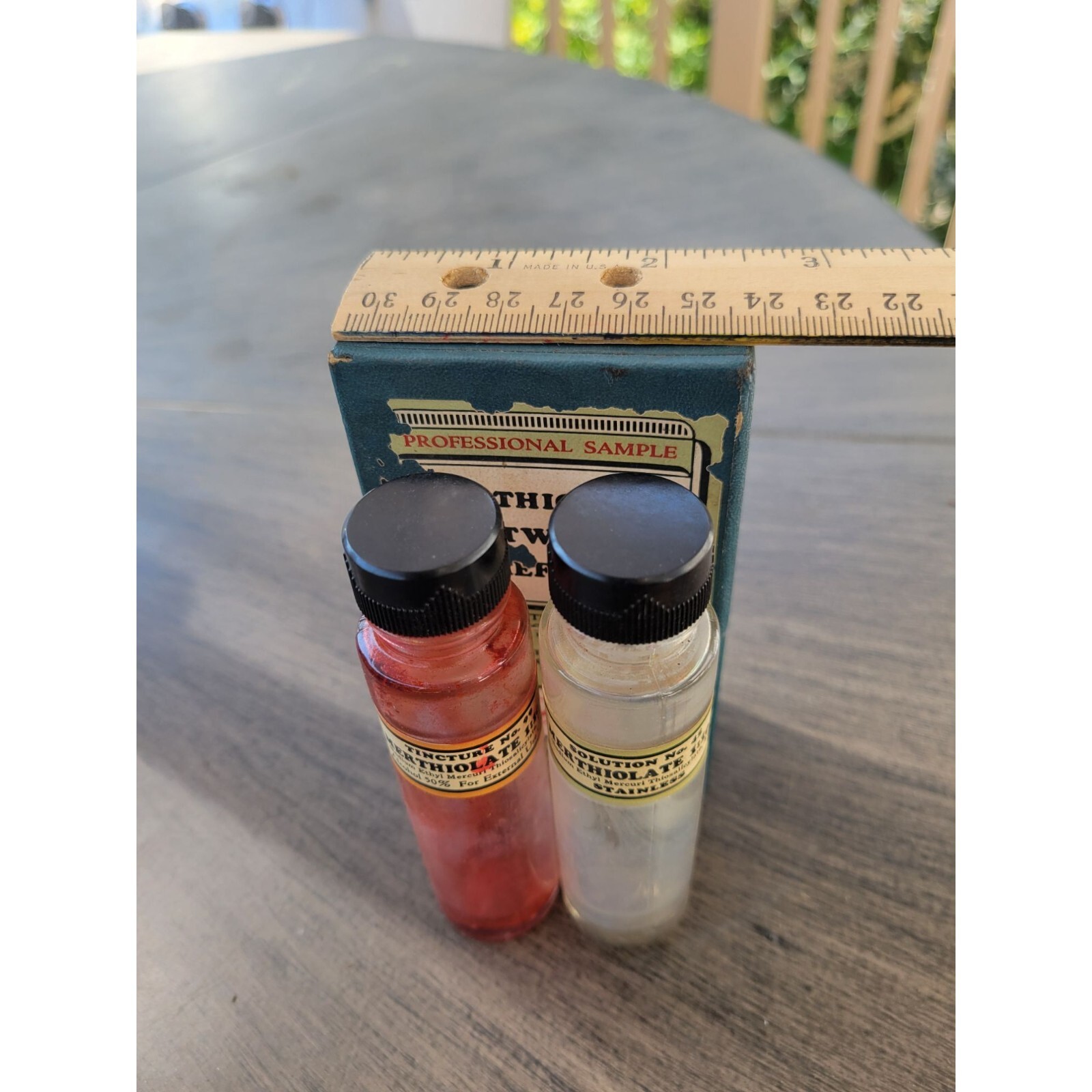 Eli Lilly Merthiolate Twin Refill Professional Sample Vtg medical original Box