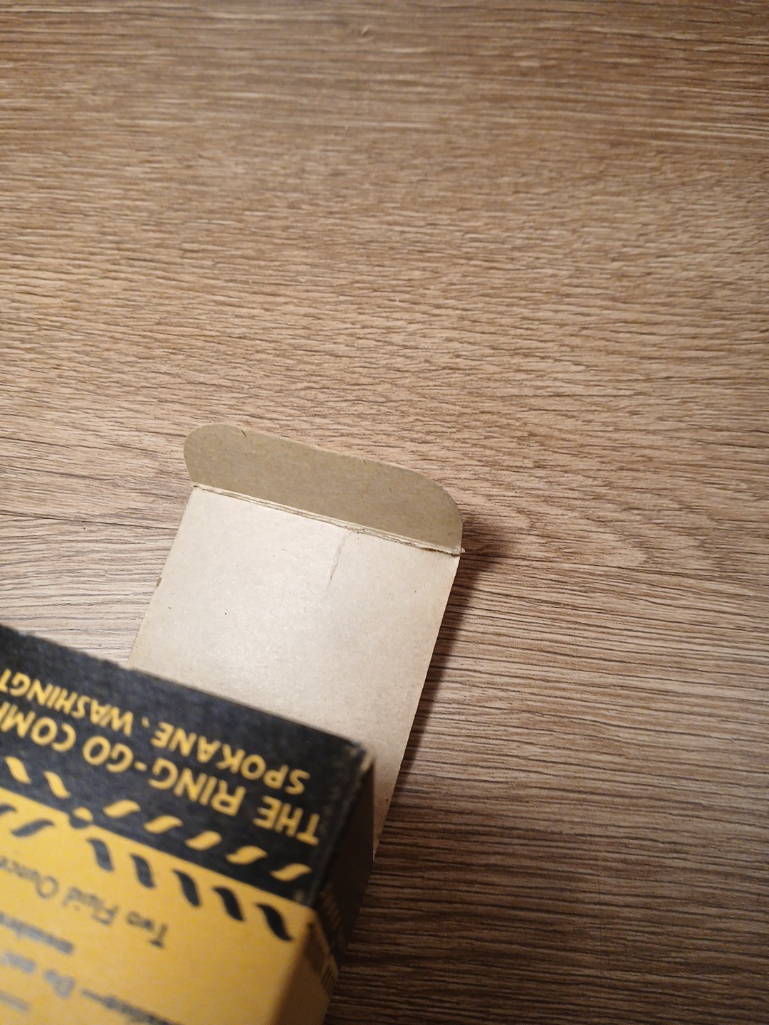 Athletes Foot Ring-Go Foot Cream Empty Box