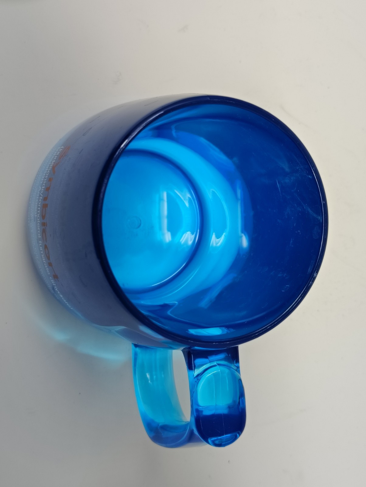 Pharmaceutical Rep Symbicort Blue Hard Plastic Mug Drinking Glass