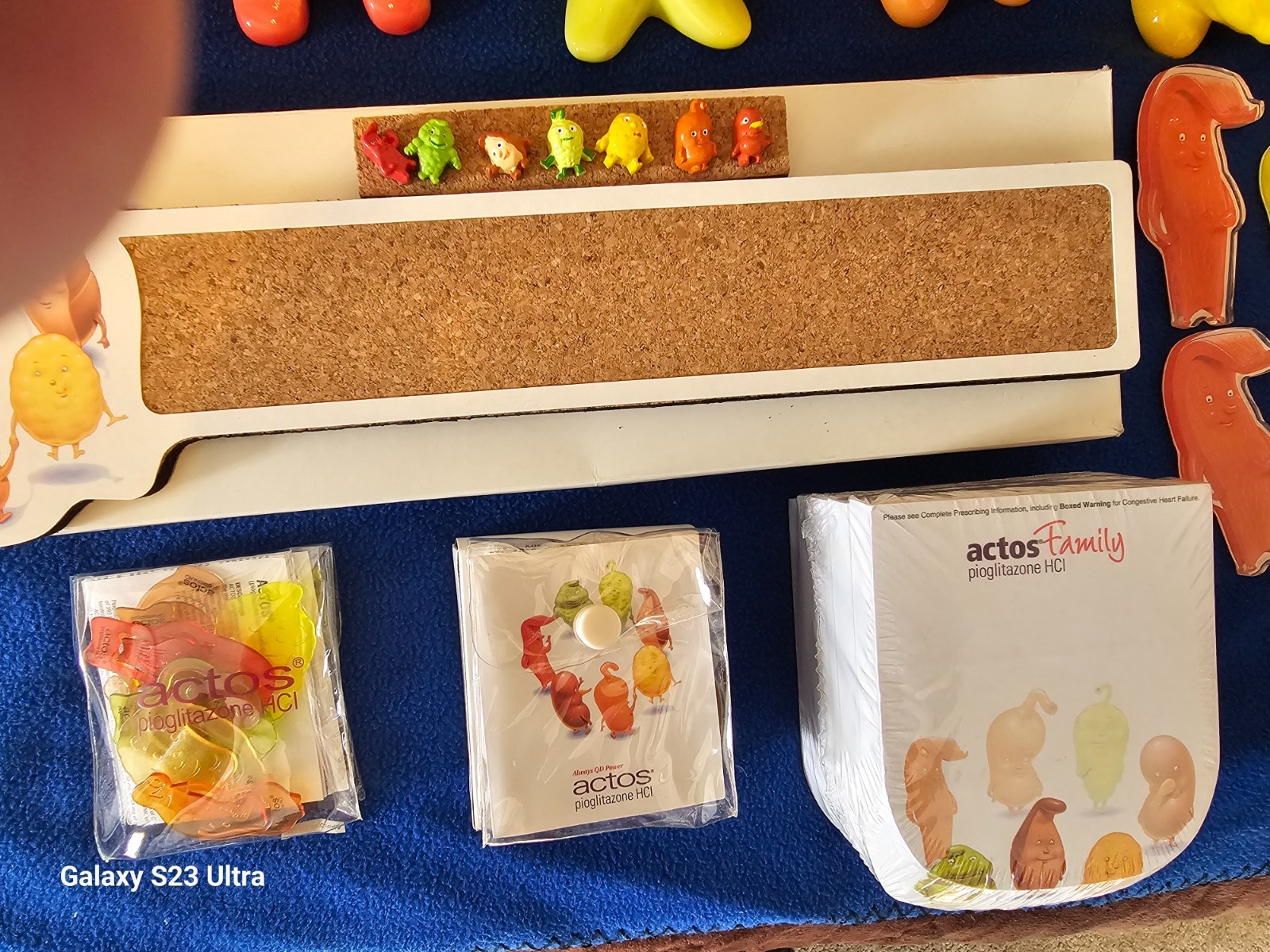 Actos Drug Rep Promo Items-Complete Set (Cups, Plushies, Atlas, Pens, etc)