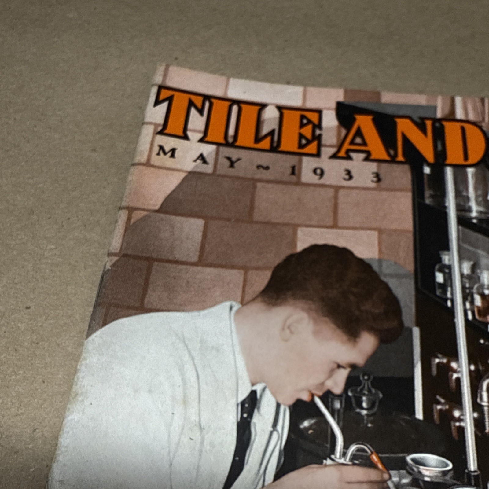 Tile And Till Magazine Eli Lilly And Company May 1933 Indianapolis Indiana