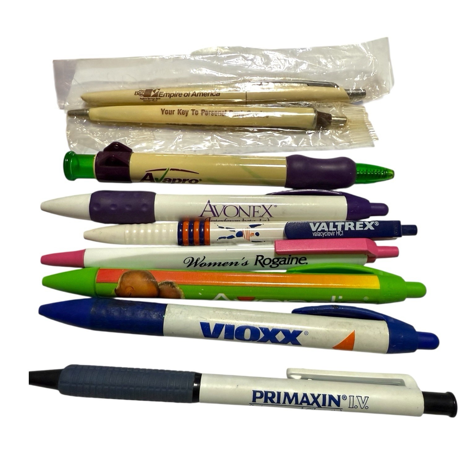 Pharmaceutical Drug Rep Promo Items Pens Lot