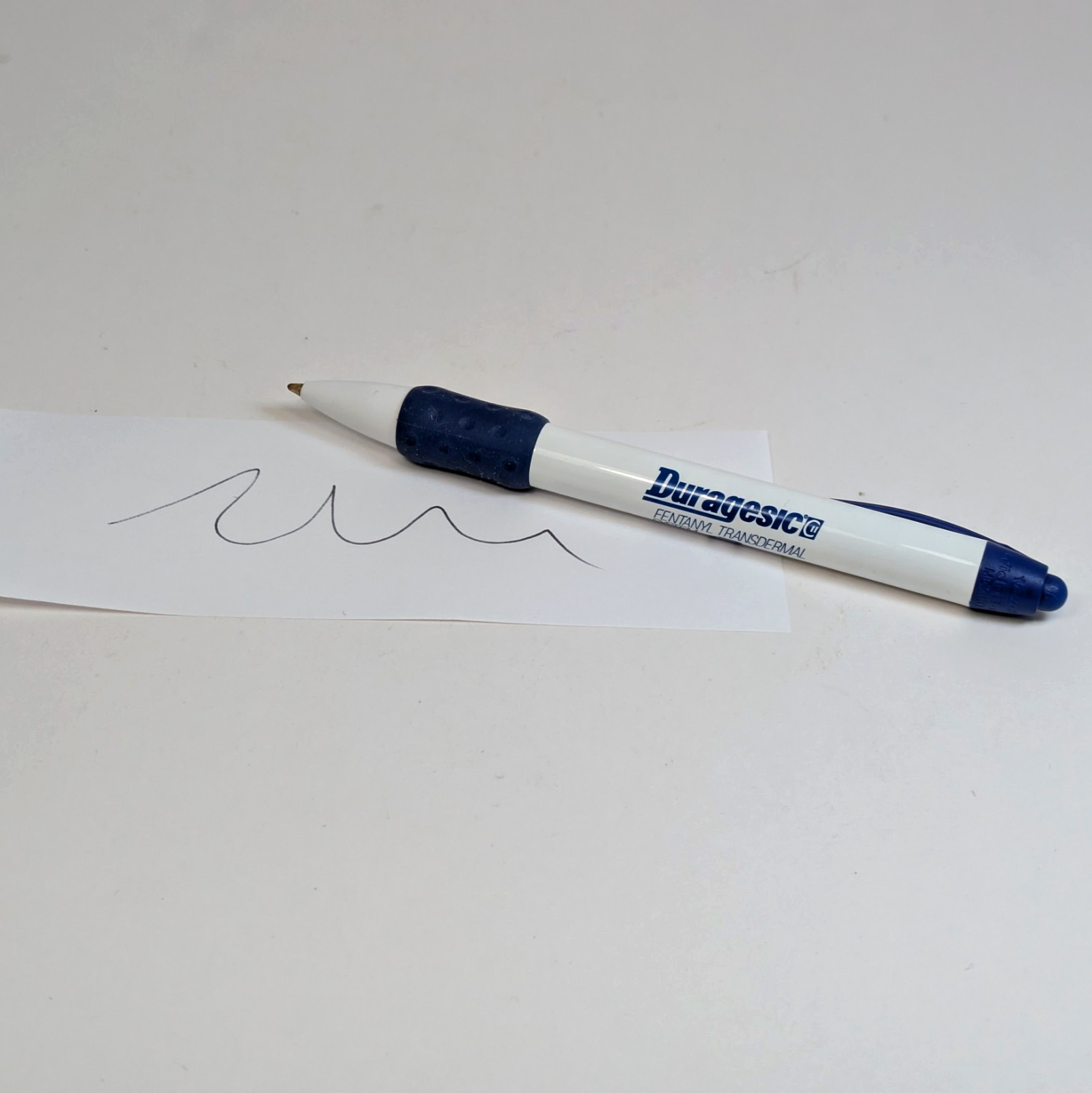 Pharmaceutical Drug Rep Pen Duragesic CII Fentanyl Advertising BIC WideBody