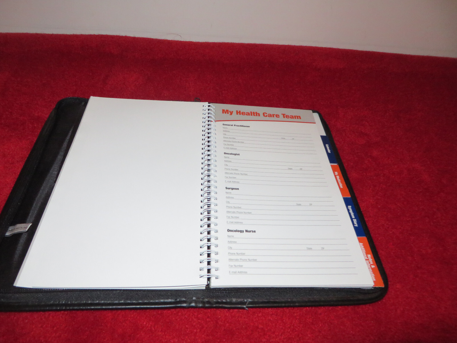 Vintage Sanofi Aventis Pharmaceutical Portfolio / Binder with Treatment Planner