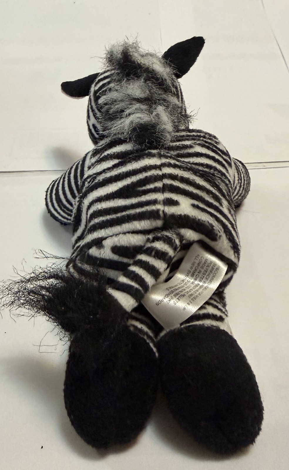 Zithro Zebra Plush Toy Drug Rep Pharmaceutical Promo Medical Advertising 1999 FS