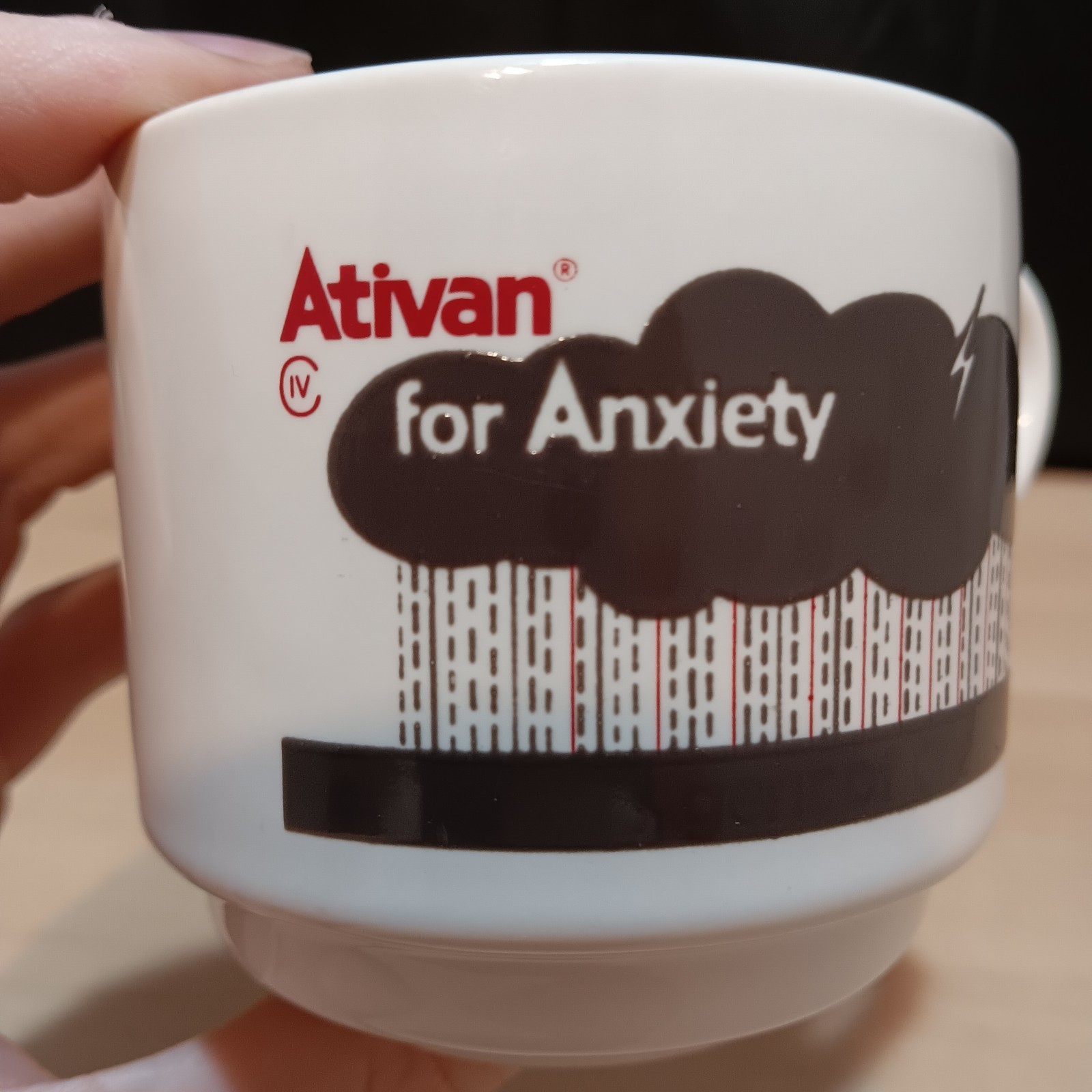 Ativan For Anxiety Pharmaceutical Drug Rep Advertising Mug