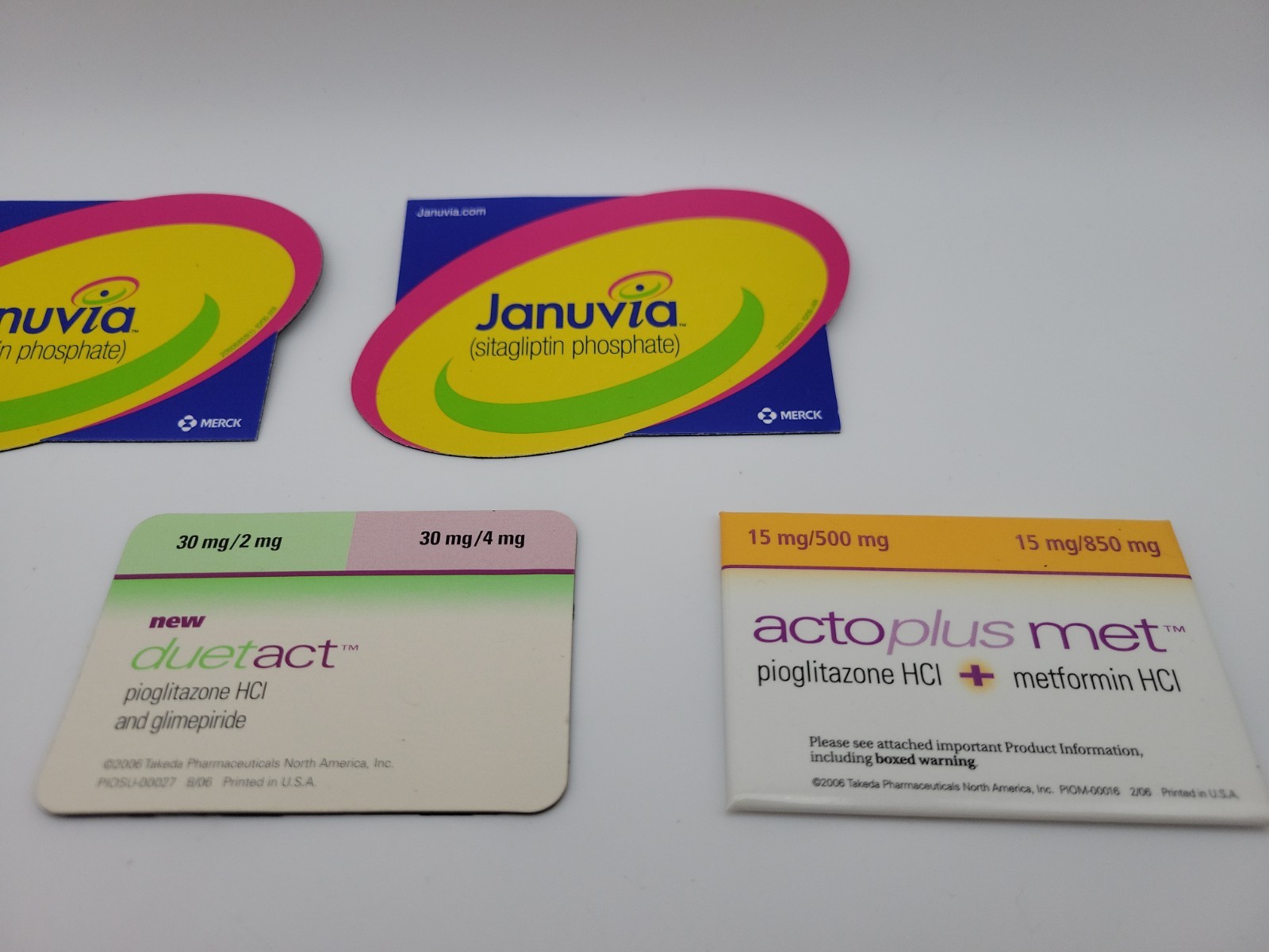 Vintage Pharmaceutical Promos Januvia Prevacid Zantac Delsym Unasyn Pharma Swag