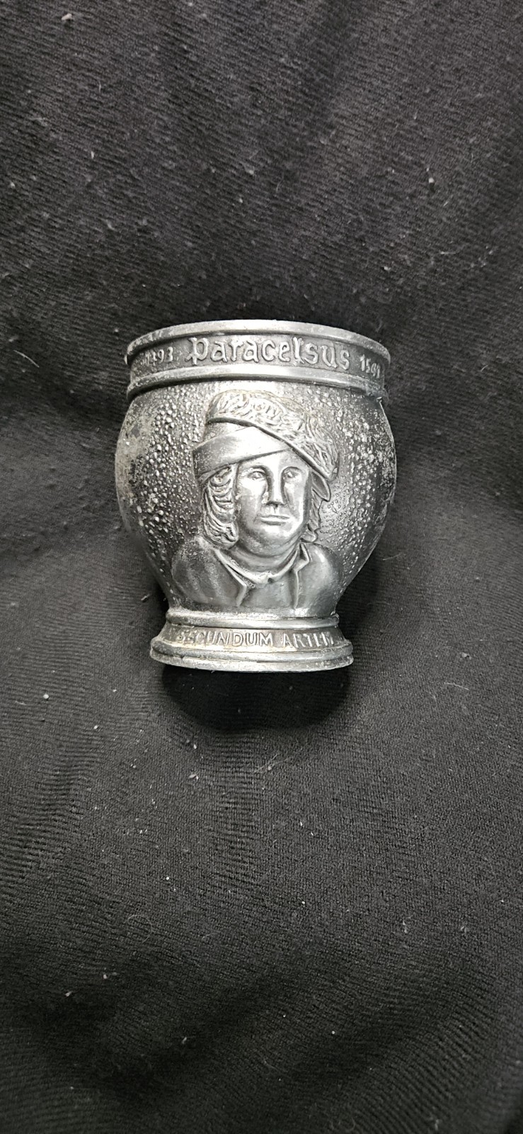 Vintage Schering 198i Pewter RX Mortar & Pestle Paracelsus