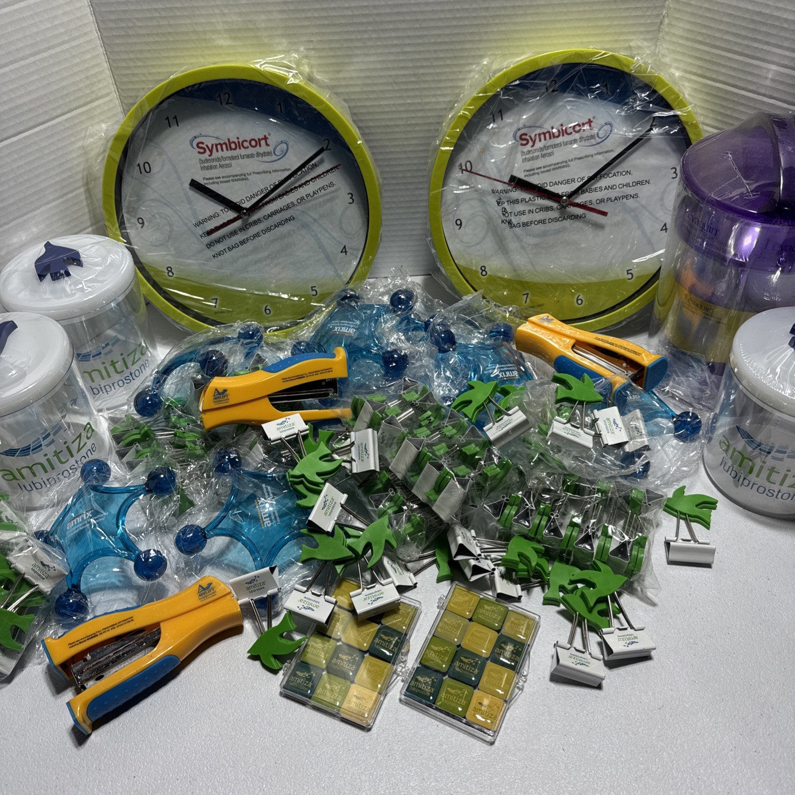 Pharmaceutical Promo Items 25+ Huge Lot Symbicort Abilify Levaquin Lot #PC4
