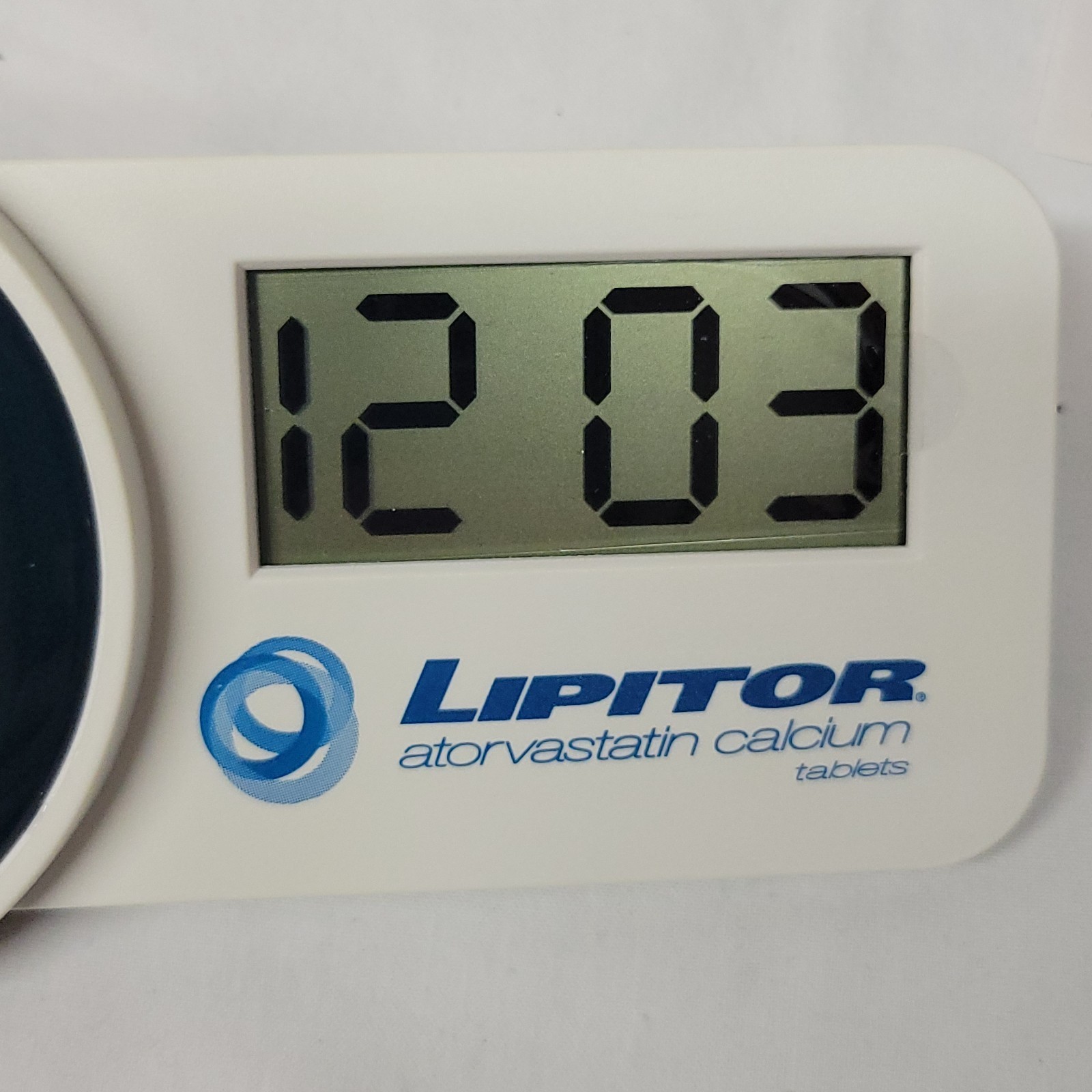Lipitor Atorvastatin Calcium Drup Rep Pharmaceutical Promo Digital Clock New Box