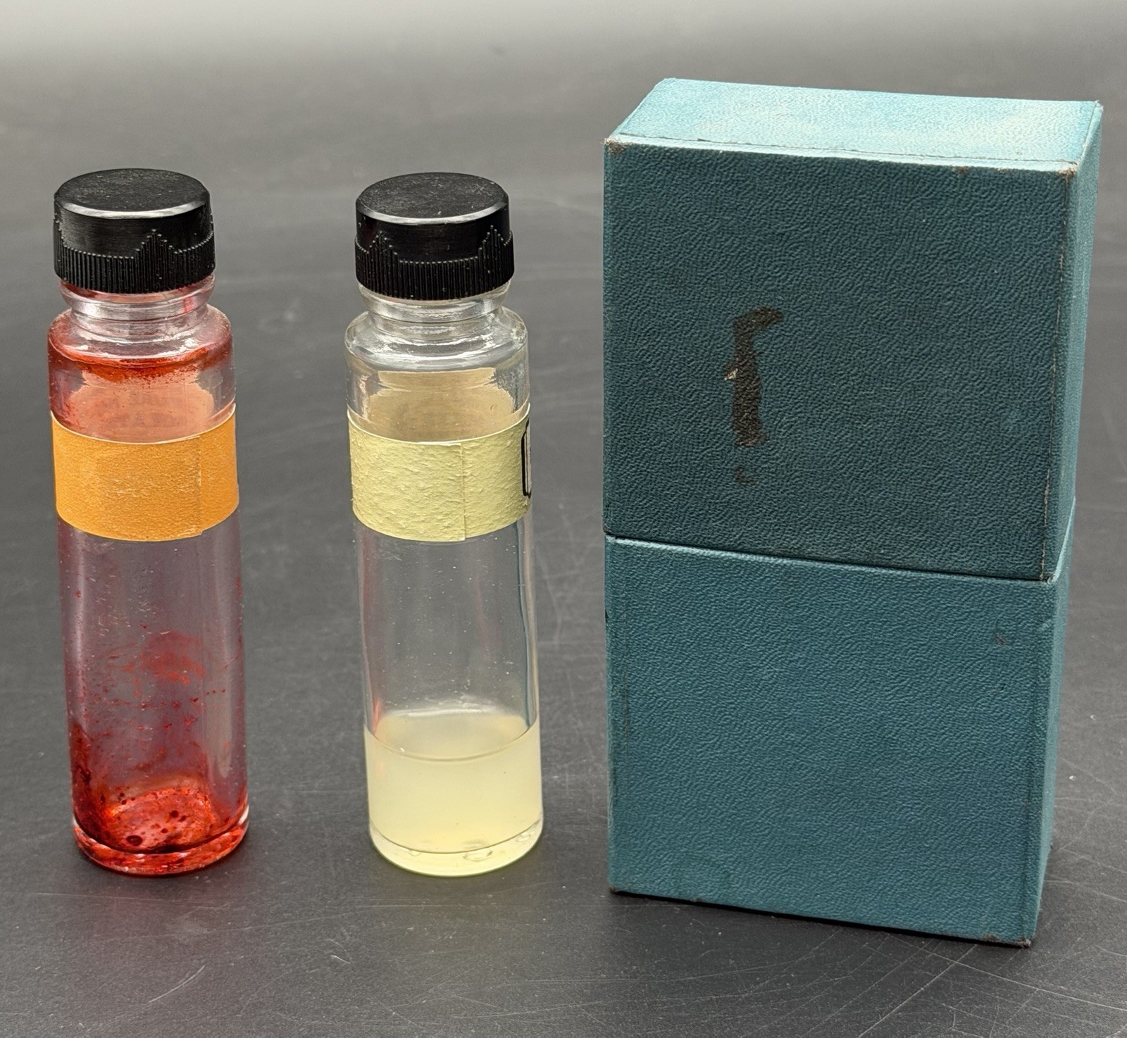 Vintage Eli Lilly Merthiolate Twin Refill Professional Sample Set, Pharmacy Box